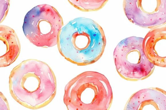 How to Use Watercolor Donuts Seamless Pattern Effectively