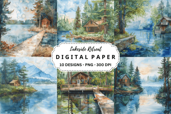 Watercolor Lakeside Retreat: A Creative Review